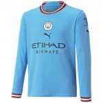 Camisolas de futebol Manchester City Equipamento Principal 2022/23 Manga Comprida